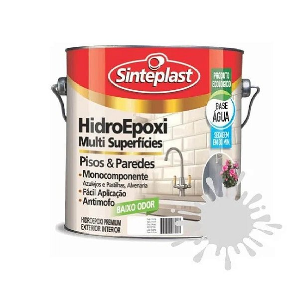 Hidroepoxi Bril. Branco 0,9l Sinteplast 13101003