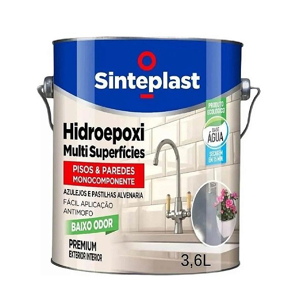 Hidroepoxi Bril. Cinza Medio 3,6l Sinteplast 13101044
