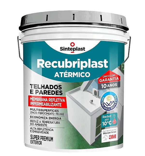 Atermico Telhados E Paredes Branco 18kg - Sinteplast 19071307