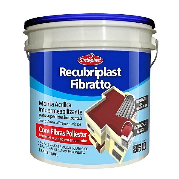 manta acrilica Fibratto Branco 12kg - Sinteplast 94311002