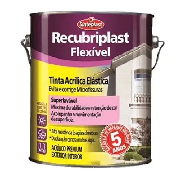 Tinta Flexivel Prm Fosco Branco 3,6l - Sinteplast