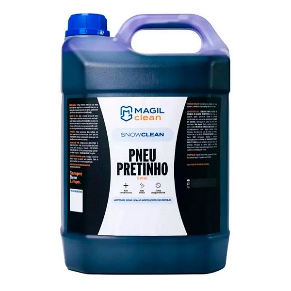 Pneu Pretinho Semi Gel 5 Lt - Magil Clean