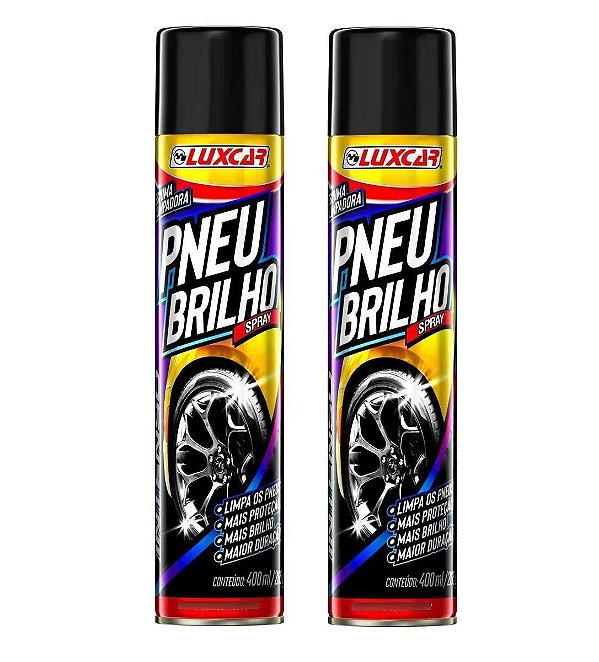 Limpa Pneu Spray Espuma Limpadora 2 Unidades De 400 Ml