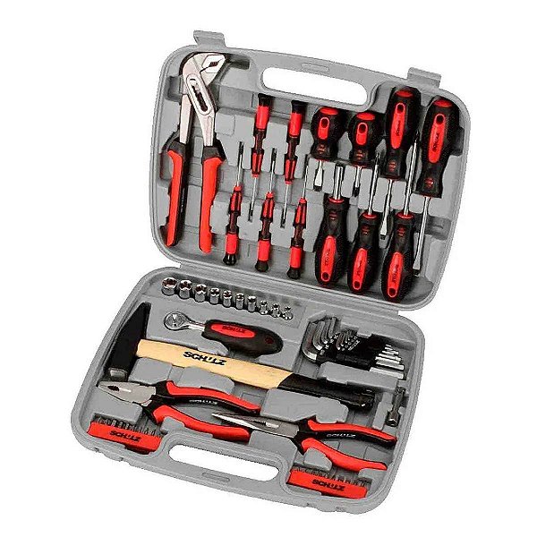 Estojo Ferramentas Manuais Hobby 57 Pecas Schulz