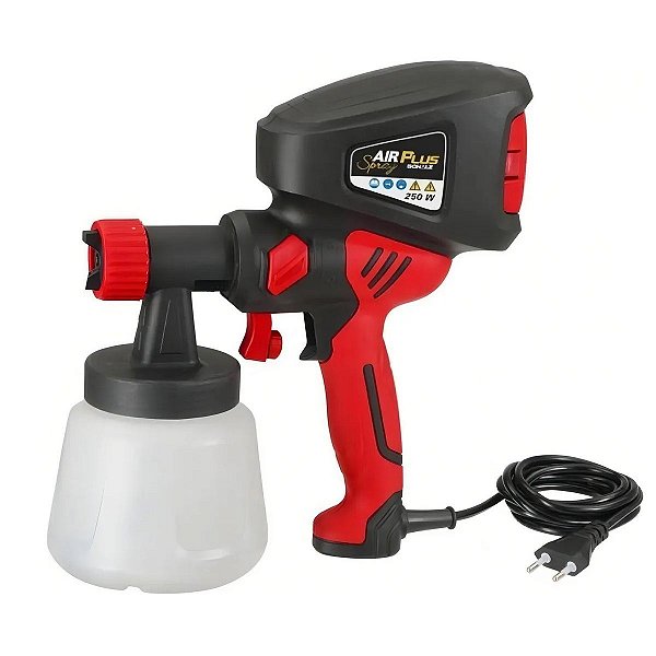 Pistola Pulverizadora Eletetrica Air Plus Spray 250 C/mot Elet 250w 127v-schulz