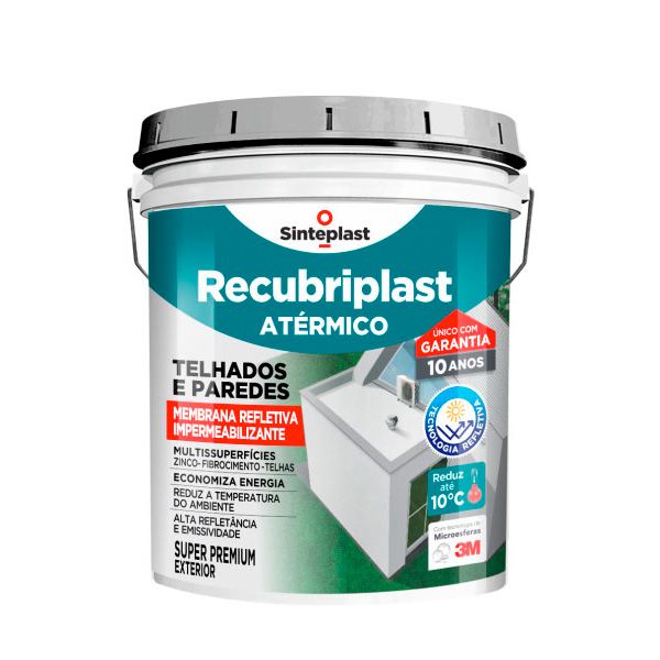 Atermico Telhados E Paredes Branco 3,6kg - Sinteplast