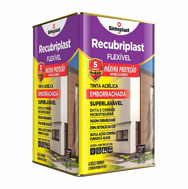 Tinta Flexivel Prm Fosco Branco 18l - Sinteplast 86011007