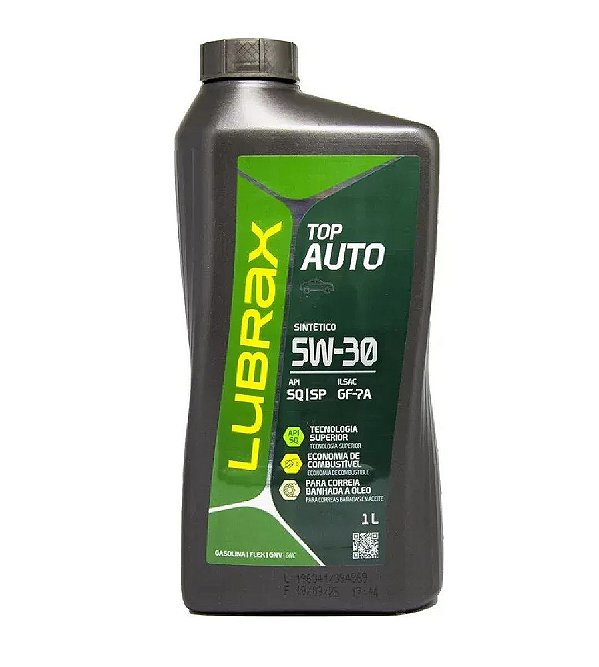 Lubrax Top Auto Sintetico Valora 5w30 Sq Litro