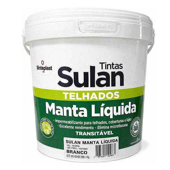 Sulan Manta Liquida Branco  4kg - 19111064
