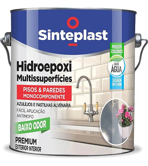 Sinteplast Hidroepoxi Acetinado Branco - 3.6 L