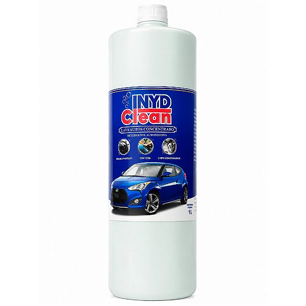 Inyd Lava Autos Concentrado Com Cera 1 Litro