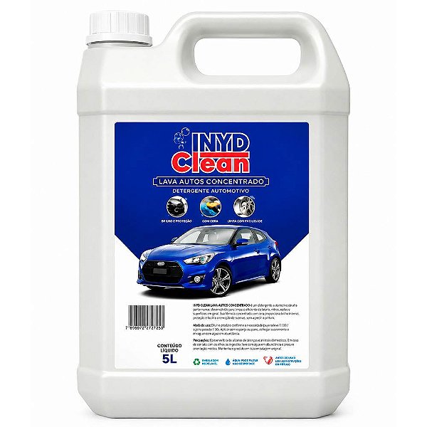 Inyd Lava Autos Concentrado 5l - Com Cera