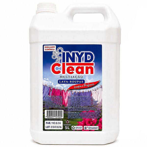Inyd Sabao Liquido Lava Roupas - 5 Litros