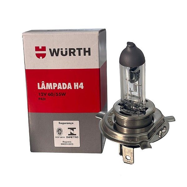 Wurth Lampada Aut H4 12v 60/55w
