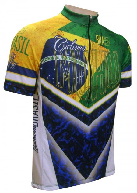 Camisa Ciclismo BRASIL Infantil