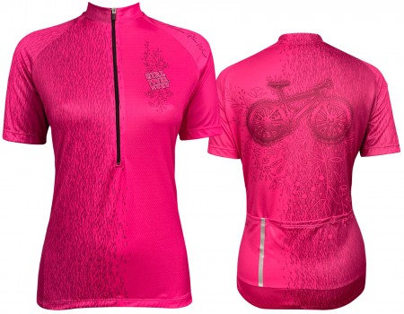 Camisa Ciclista ROSA SÓLIDO