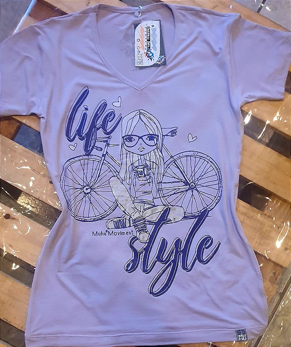 BABY LOOK DRY FIT LIFE STYLE LAVANDA