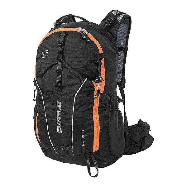 Mochila Curtlo Trail Lite 23L Preto/Laranja