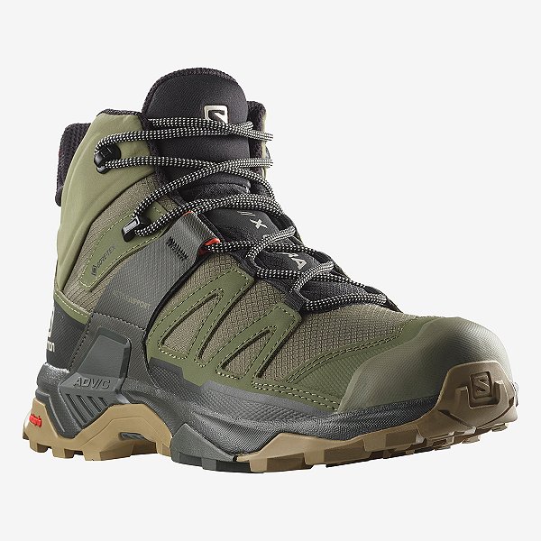 Bota Salomon X Ultra 4 Mid GTX Verde Oliva