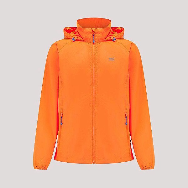 Jaqueta Impermeável Origin Laranja Neon Unissex 10 Mil mm Coluna Água