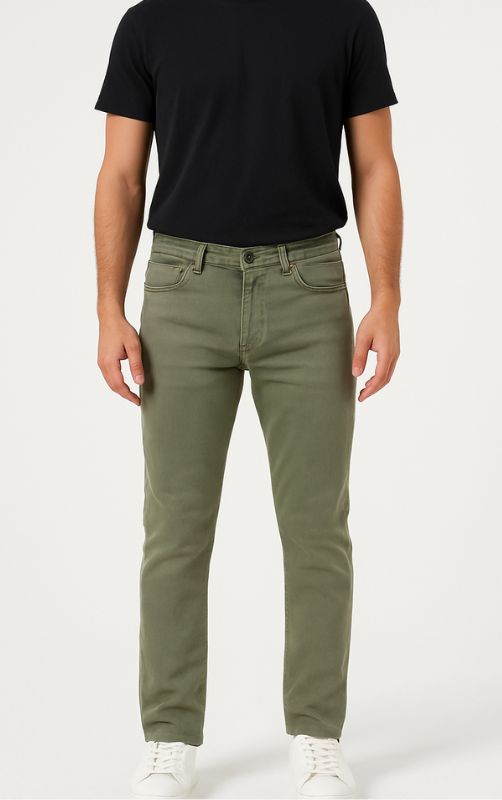 Calça Jeans Masculina Trich Jeans Verde 207