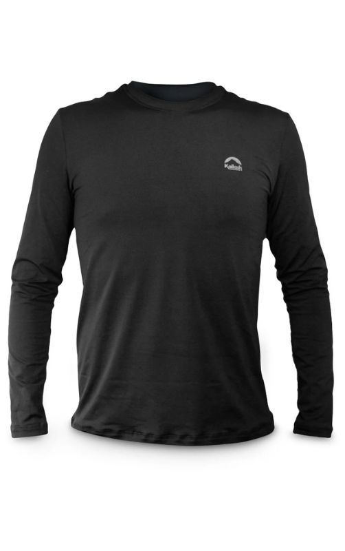 Blusa Segunda Pele Kailash Warm Preto
