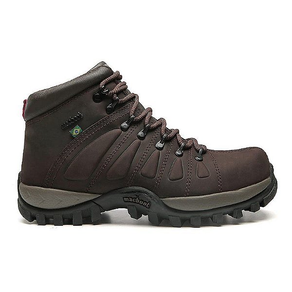 Bota De Segurança Cano Alto Uirapuru Macboot Com C.A0001 Café