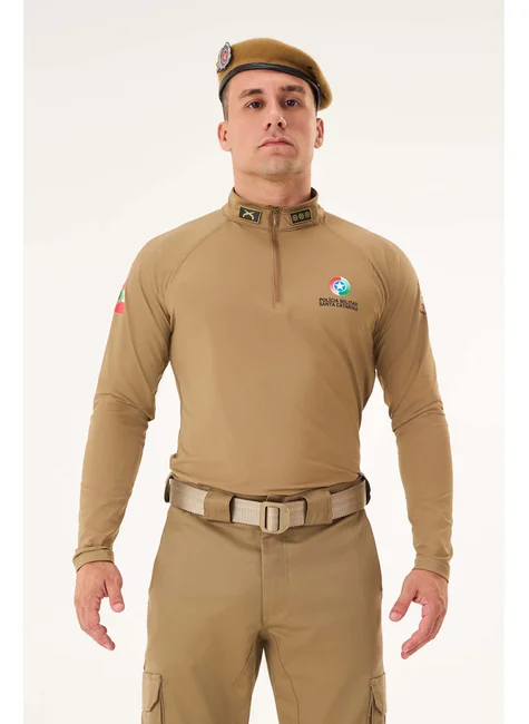 Combat Shirt OP Unissex PMSC Caqui Verão