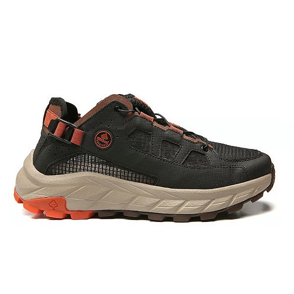 Tênis Adventure Macboot Mergulhão 05 Preto com Laranja