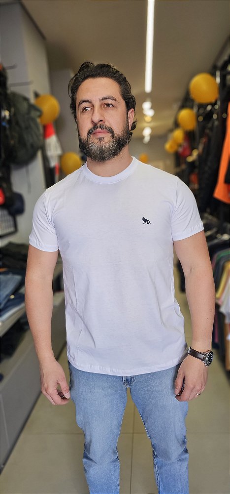 Camiseta Casual Acostamento Branco 2000