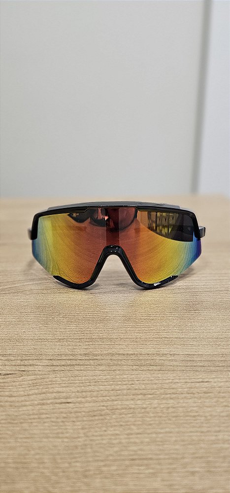 Óculos Esportivo Preto com Lente Colorida 5308