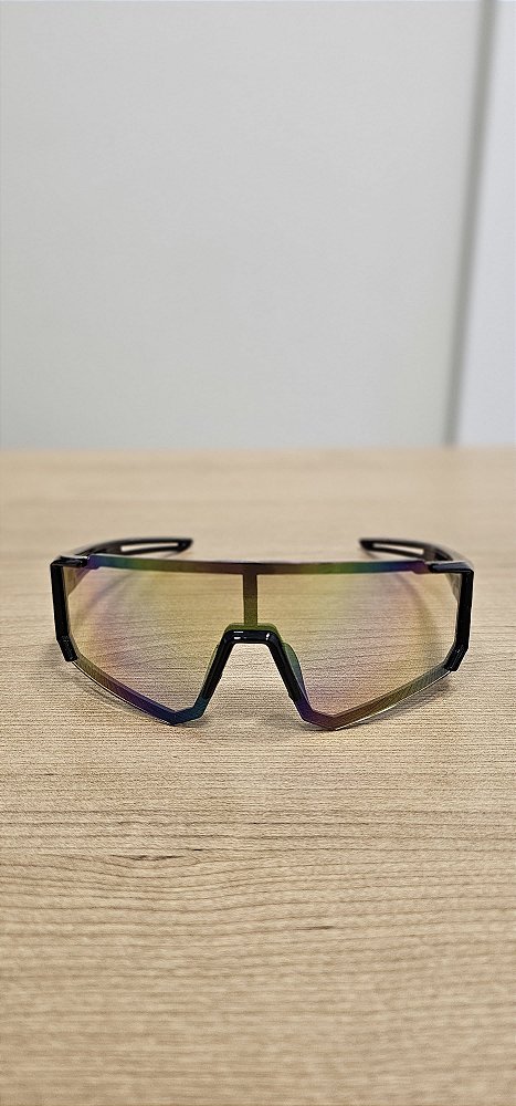 Óculos Esportivo Preto com Lente Colorida 5309