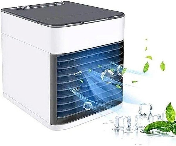 Mini ar condicionado Pequeno Portátil Casa Caminhão Agua/gelo Climatizador com Luz - Arctic Air