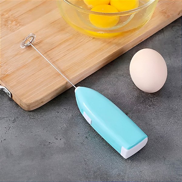 Mini Mixer Misturador de Bebida Café Cappuccino Espumadora de Leite - Pilha