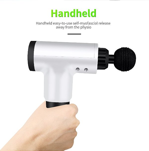 Massageador Miofascial Sem Fio Inteligente Facial Gun Bivolt - ideal para quem busca alívio muscular,