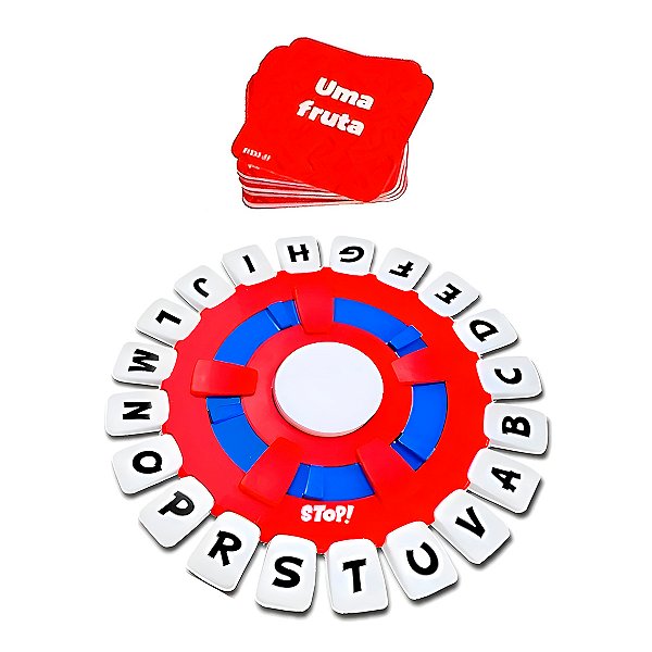 Jogo de Letras Eletrônico – Diversão Educativa para Crianças e Família +5 Anos Jogo Stop Tabuleiro Eletrônico