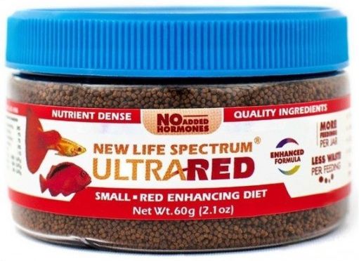 RAÇÃO ULTRA RED 60G SMALL PELLETS - NEW LIFE SPECTRUM