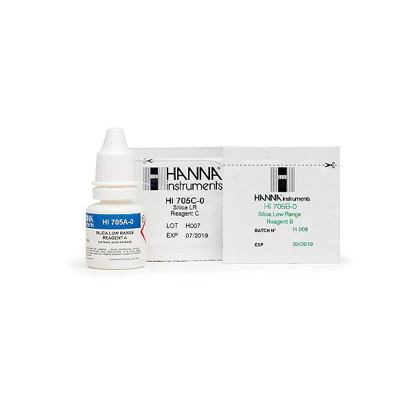 HI705-25 REAGENTES PARA CHECKER® HC DE SÍLICA – FAIXA BAIXA - HANNA