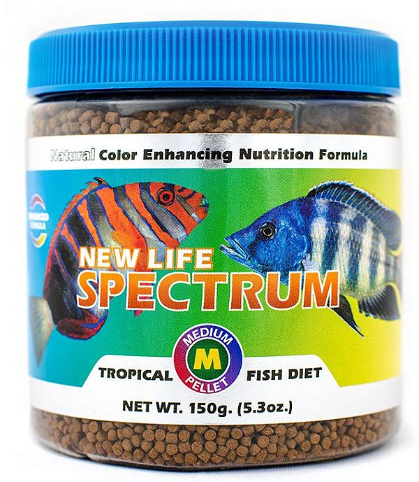 *RAÇÃO TROPICAL FISH MEDIUM PELLETS - NEW LIFE SPECTRUM