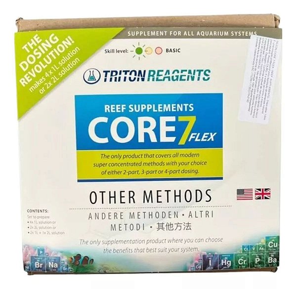 CORE 7 FLEX REEF SUPPLEMENTS OTHER METHOD (4 X 1L OU 2 X 2L) - TRITON