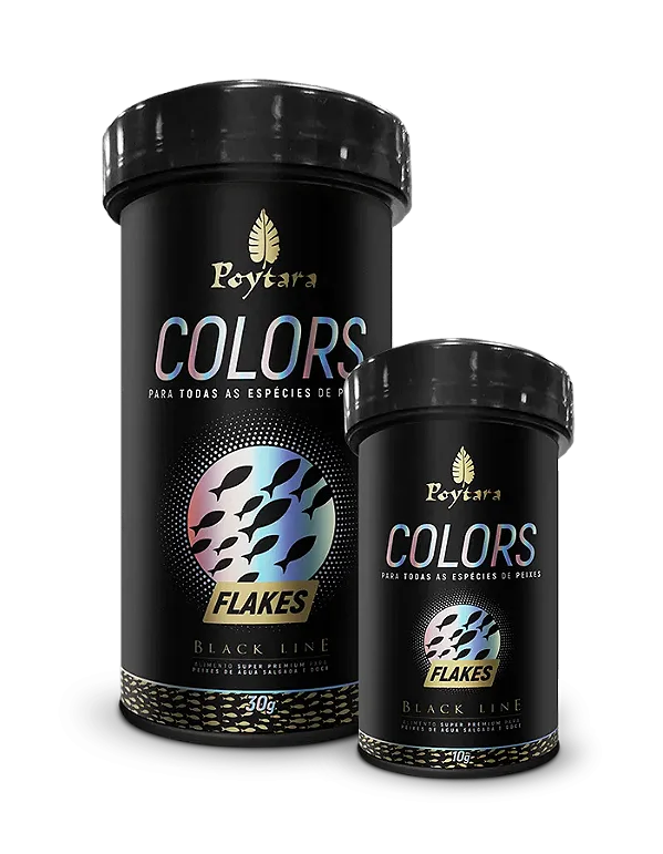 POYTARA COLORS BLACK LINE FLAKES