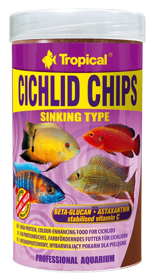 CICHLID CHIPS 130G - TROPICAL