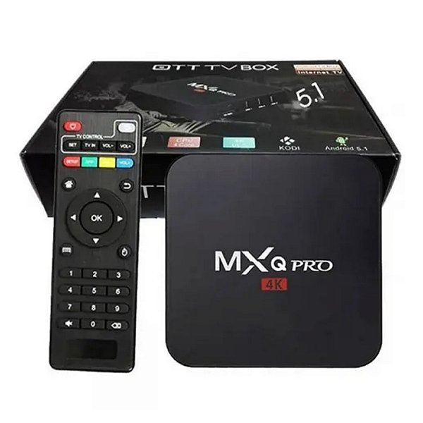 Tv Box Smart 4k MXQ Pro 4K 5G 64gb/512gb Wifi Ultima Geração 2025