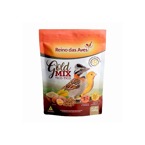 Reino Das Aves  Gold Mix Tico-Tico - 500g
