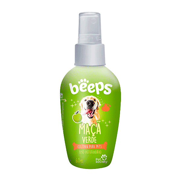 Beeps Maçã Verde Colônia Para Pets 60 ml
