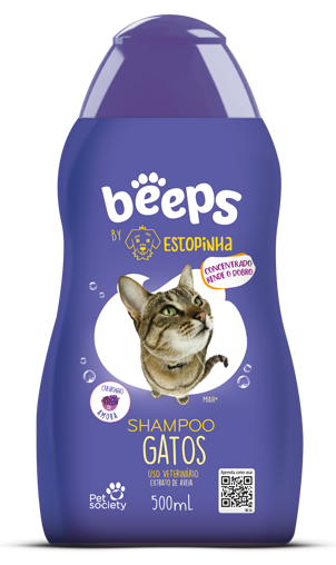 Beeps Estopinha Gatos Shampoo Amora 500 ml