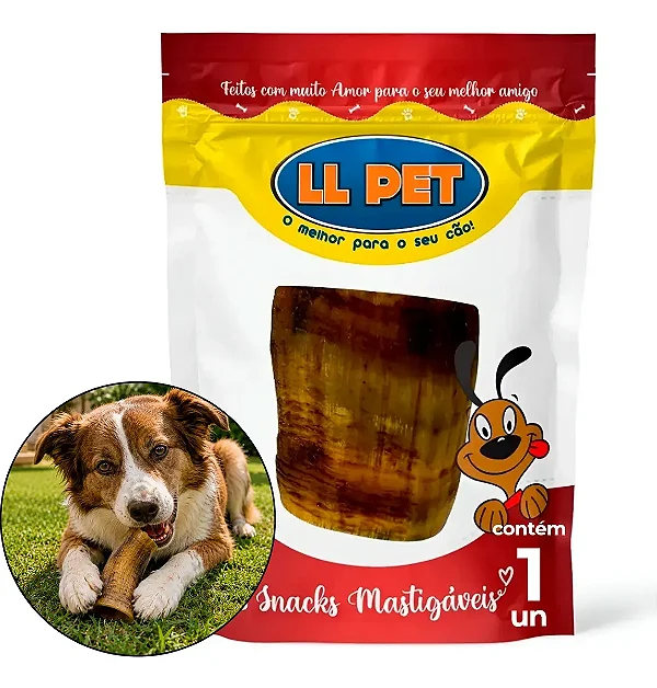 Petisco Chifre Bovino Llpet Cães Mordedor Natural - 1 Un