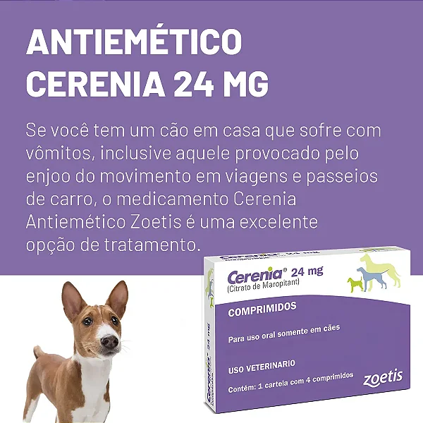 Cerenia 24 mg Zoetis - 1 comprimido