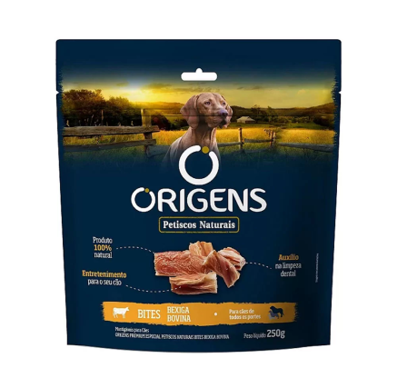 Origens Petiscos Naturais Bexiga Bovina - 250 g