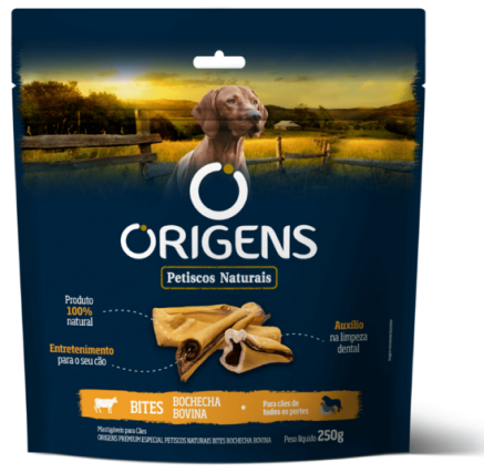 Origens Petiscos Naturais Bochecha Bovina